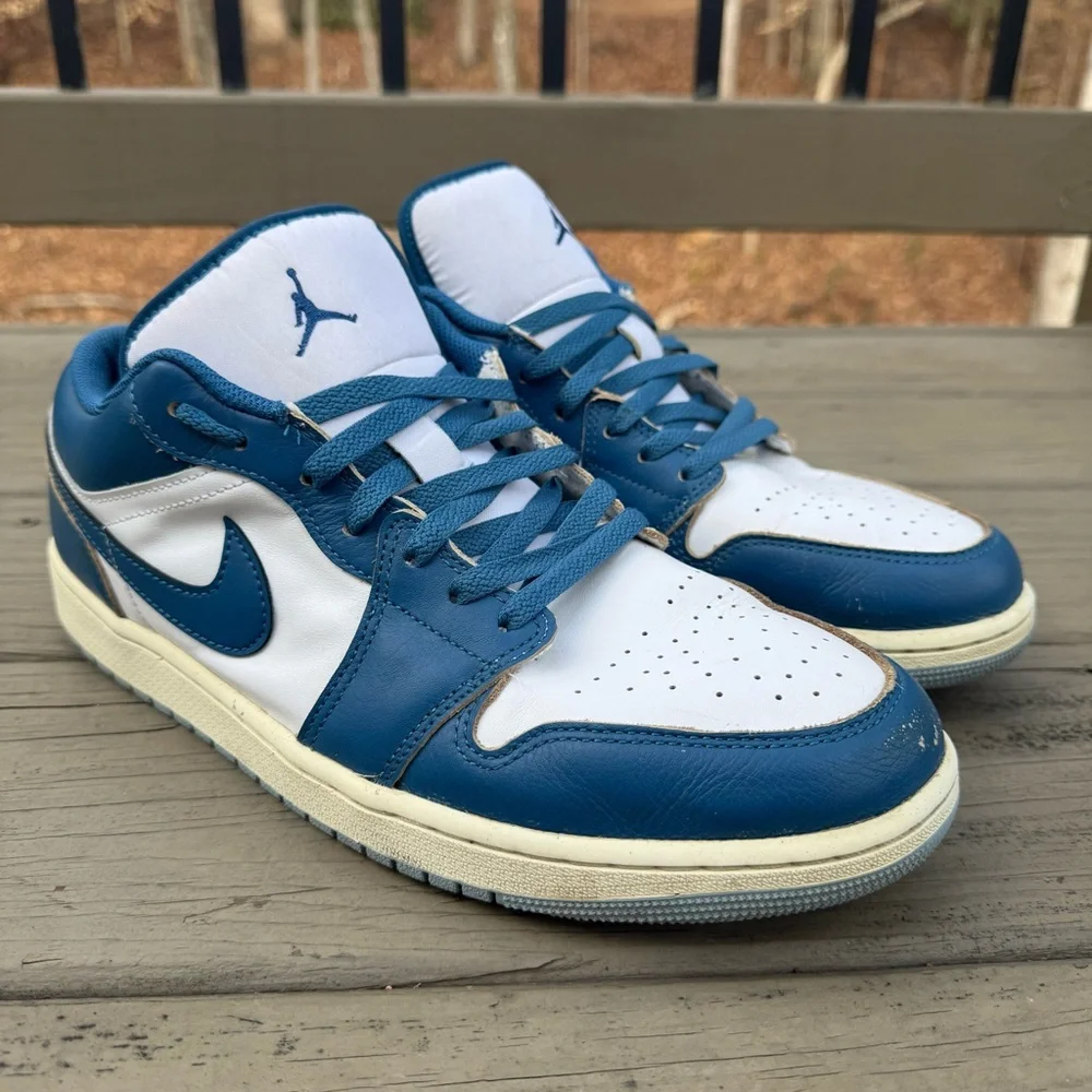 Nike Air Jordan 1 Low SE Industrial Blue Shoes FN5214-141 size 12
